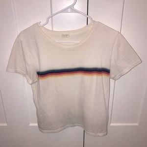PACSUN John Croft rainbow lines across chest 🌈